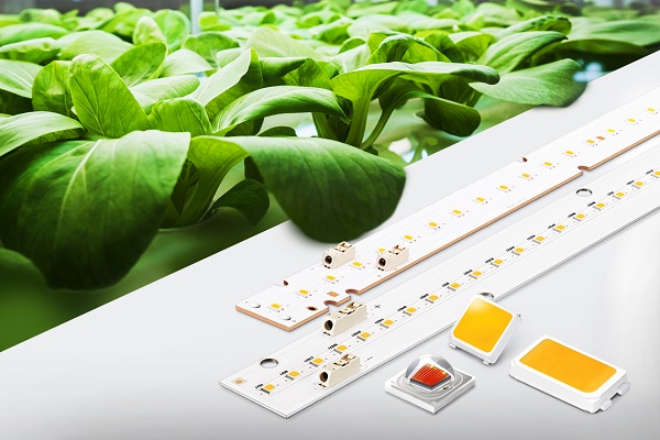 ▲ 삼성전자가 출시한 식물생장용 LED 패키지 및 모듈 <사진=삼성전자>